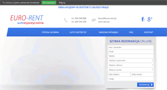 Desktop Screenshot of euro-rent.pl