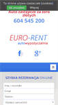 Mobile Screenshot of euro-rent.pl