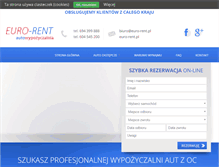 Tablet Screenshot of euro-rent.pl